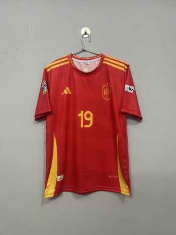 SPAIN UEFA NATION’S 2025 HOME KIT HALF SLEEVE MODEL  (LAMINE YAMAL)