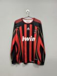 AC MILAN (2006/2007) HOME KIT FULL SLEEVE EMBROIDERY MODEL (MALDINI)