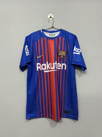 FC BARCELONA (2017/2018) HOME KIT HALF SLEEVE  EMBROIDERY MODEL (MESSI)