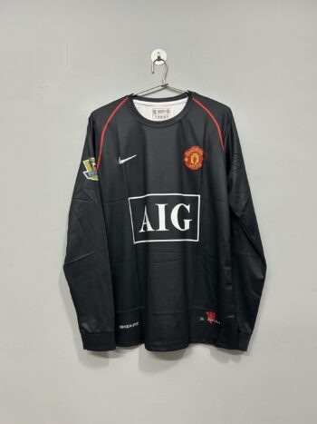 MANCHESTER UNITED (2007/2008) AWAY KIT FULL SLEEVE EMBROIDERY MODEL (RONALDO)