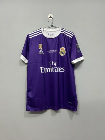 REAL MADRID (2016/2017) AWAY KIT HALF SLEEVE  EMBROIDERY MODEL (RONALDO)
