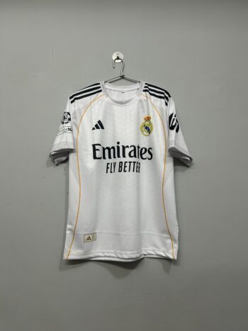 REAL MADRID (2025/2026) HOME KIT HALF SLEEVE MODEL (MBAPPE)