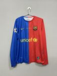 BARCELONA (2008/2009) HOME KIT FULL SLEEVE EMBROIDERY MODEL (MESSI)