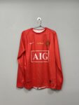 MANCHESTER UNITED (2007/2008) HOME KIT FULL SLEEVE EMBROIDERY MODEL (RONALDO)
