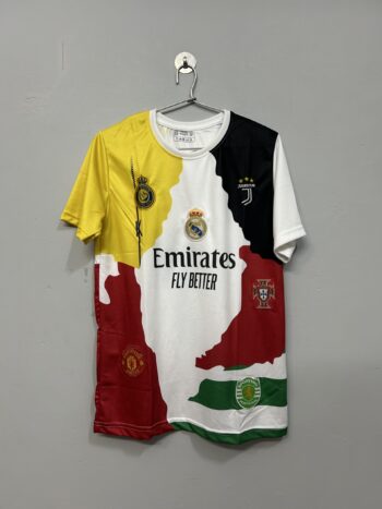 CR7 ALL CLUBS HALF-SLEEVE EMBROIDERY MODEL (RONALDO)