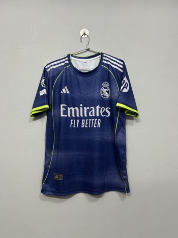 REALMADRID (2025/2026) AWAY KIT HALF SLEEVE MODEL (BELLINGHAM)