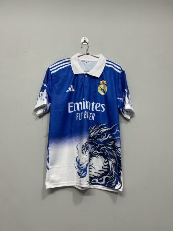 REAL MADRID DRAGON SPECIAL EDITION BLUE HALF SLEEVE MODEL
