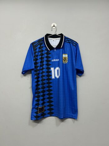 ARGENTINA (1994) AWAY KIT HALF SLEEVE MODEL (MARADONA)