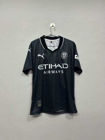 MANCHESTER CITY (2025/2026) AWAY KIT EMBROIDERY HALF SLEEVE MODEL (HAALAND)