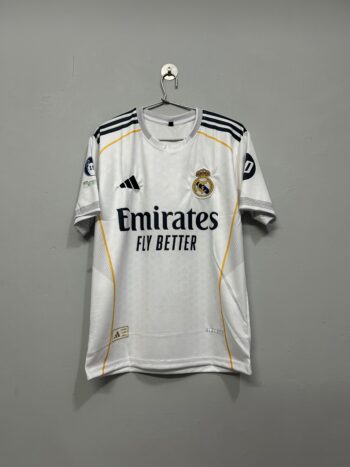 REAL MADRID (2025/2026) HOME KIT EMBROIDERY HALF SLEEVE MODEL (MBAPPE)